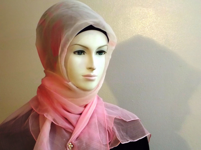 very soft and light chiffon square turkish hijab 18